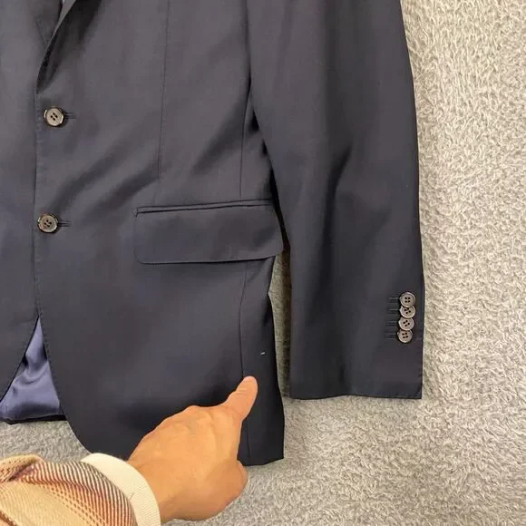 Suitsupply Lazio Suit Blazer Jacket US 40L‎ Slim FLAW Vitale Barberis Canonico